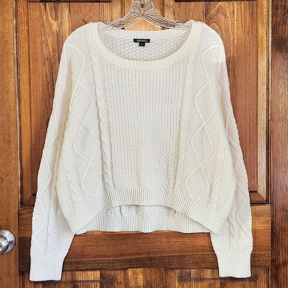 Wild Fable Cream Cable Knit Sweater Size XL - Picture 1 of 6